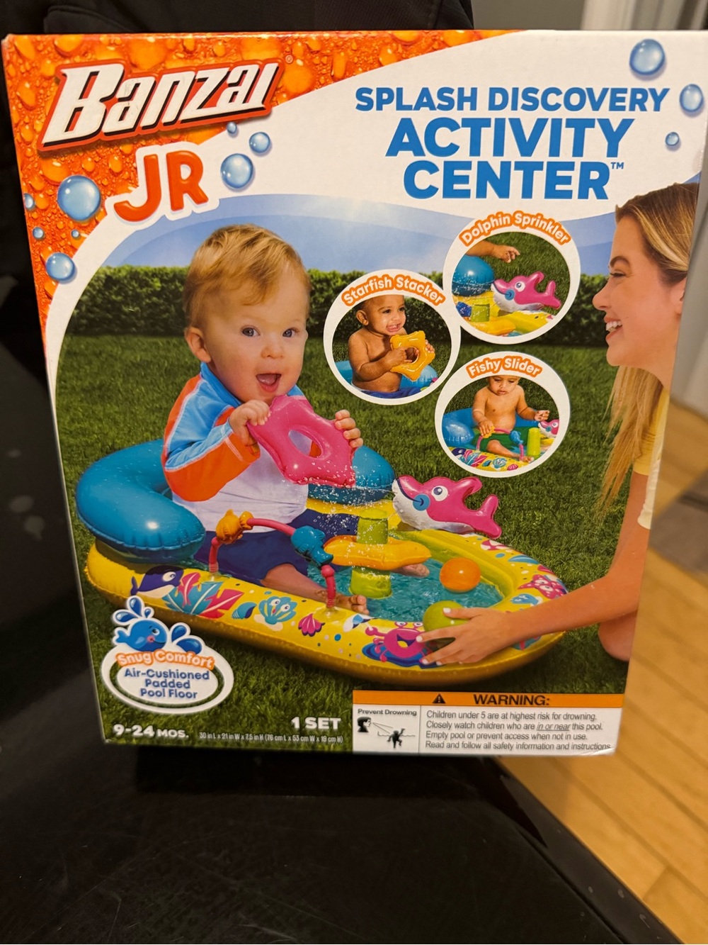 Splash Discovery Activity Center - Blue & Yellow Brand new never opened